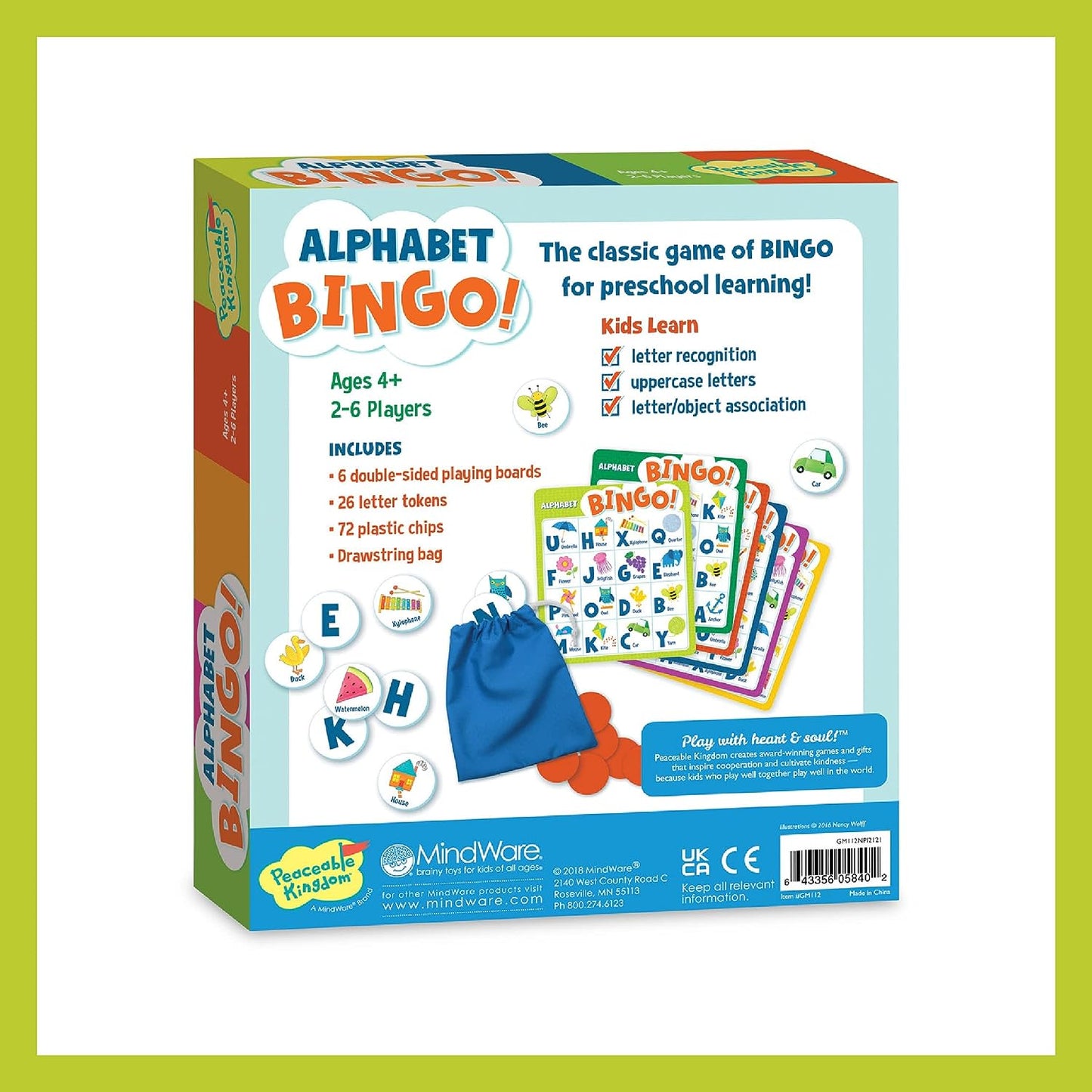 ALPHABET BINGO BOARD GAME - GamesLand Canada