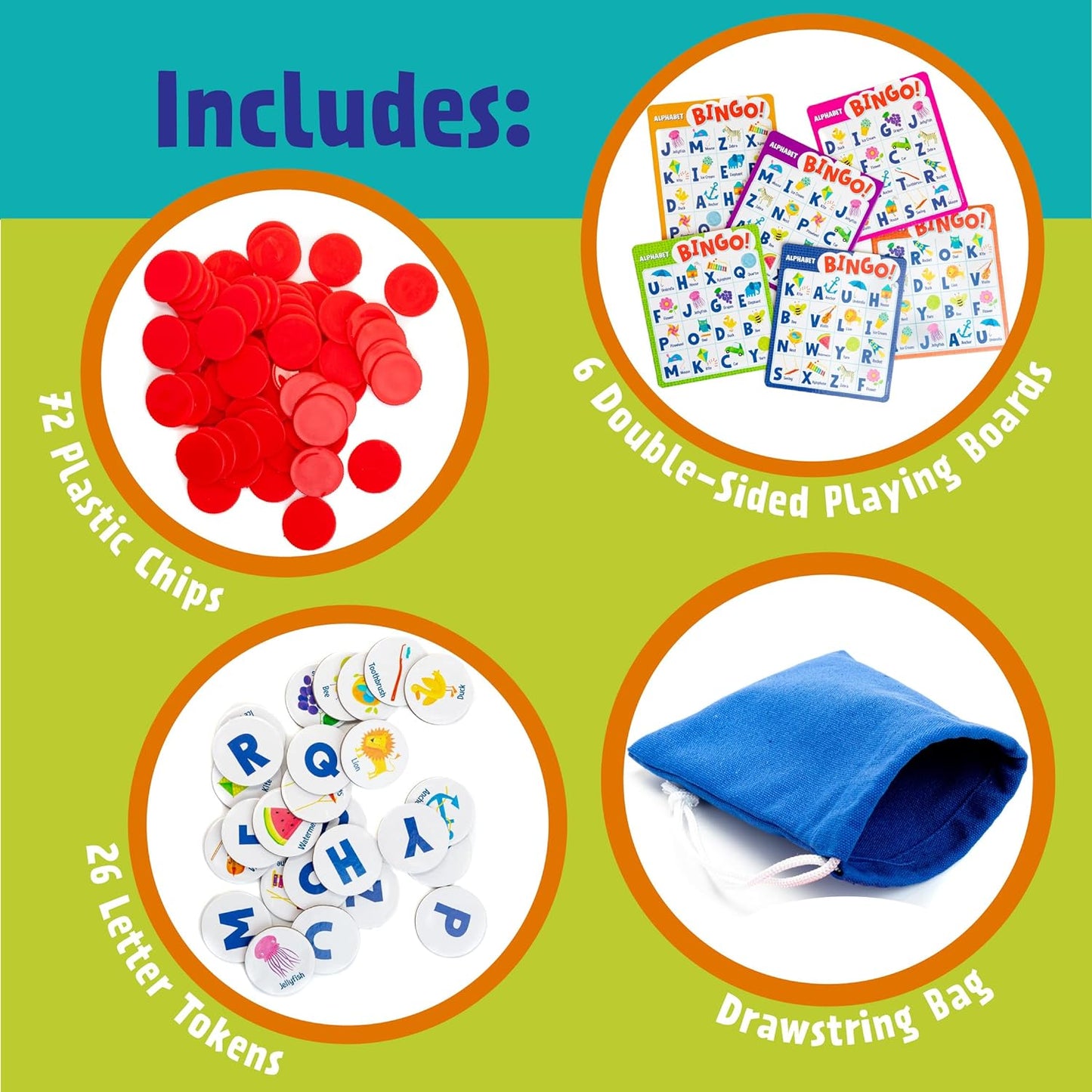 ALPHABET BINGO BOARD GAME - GamesLand Canada