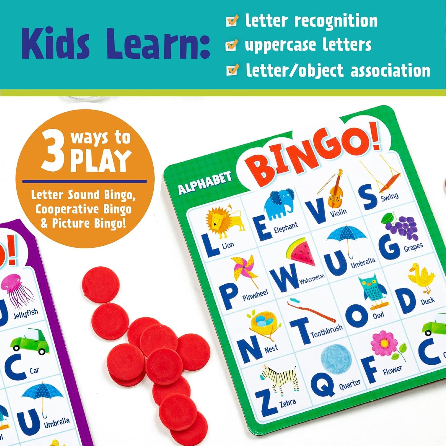 ALPHABET BINGO BOARD GAME - GamesLand Canada