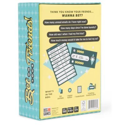 Bet On Your Friends - A Party Game - GamesLand Canada