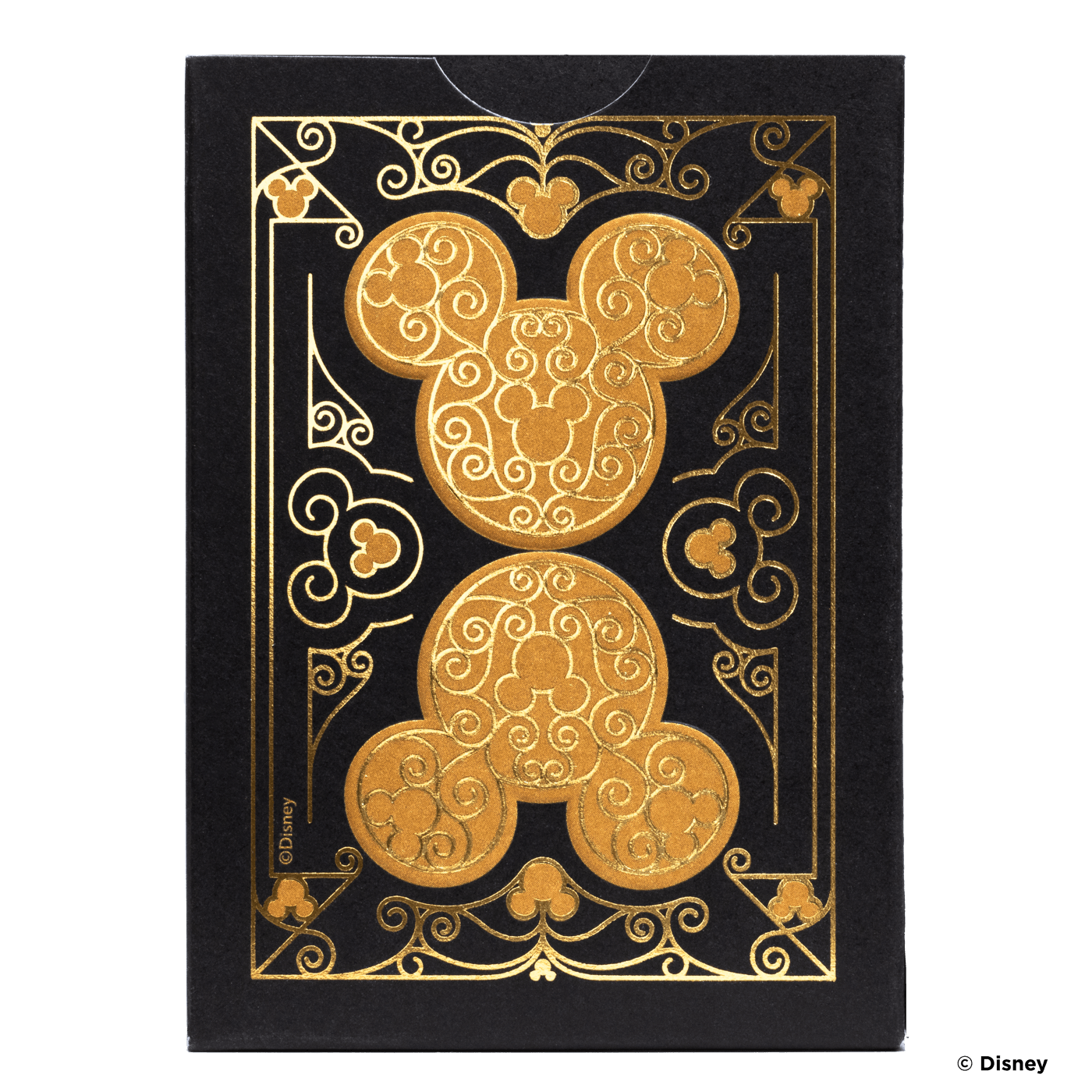 BICYCLE Disney Mickey Mouse inspired Black and Gold Playing Cards - GamesLand Canada