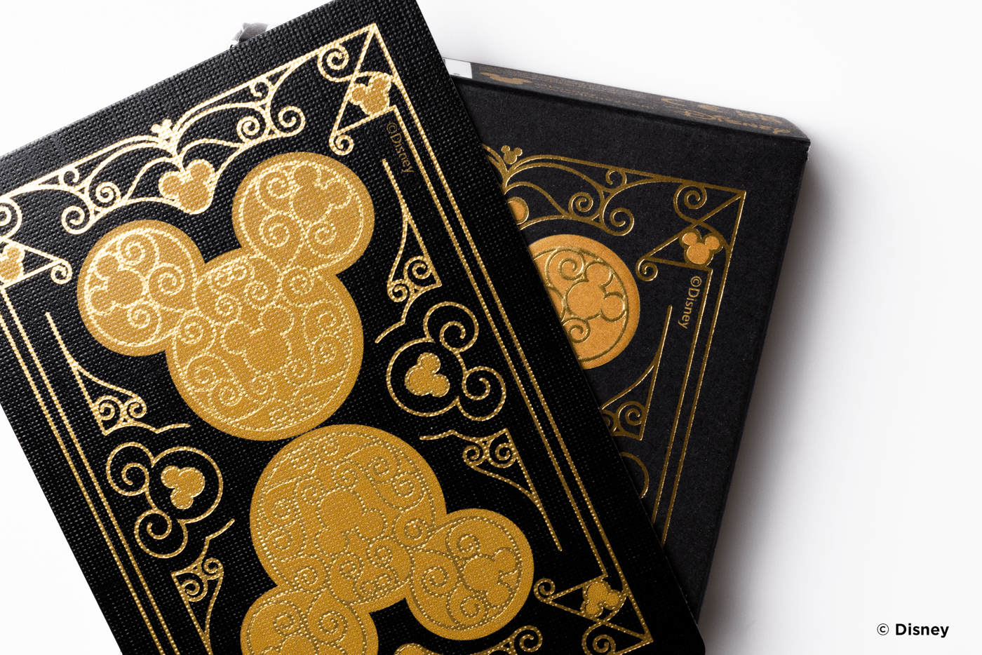 BICYCLE Disney Mickey Mouse inspired Black and Gold Playing Cards - GamesLand Canada