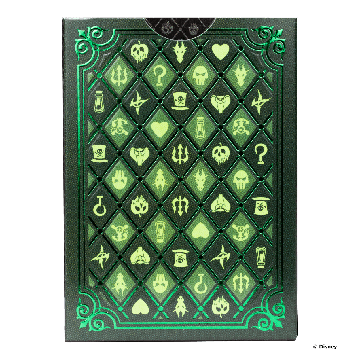 BICYCLE Disney Villains Inspired Playing Cards - Green - GamesLand Canada