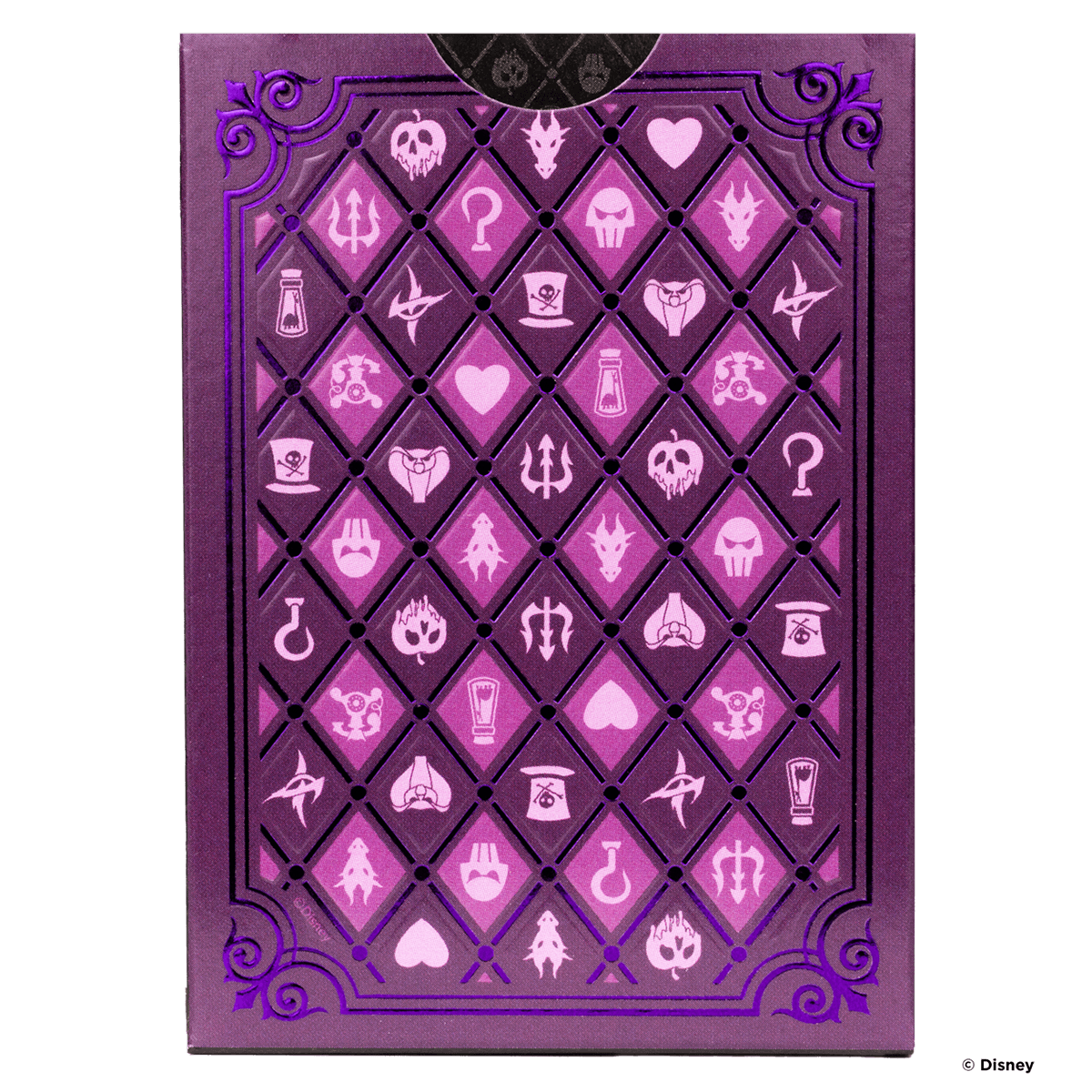 BICYCLE Disney Villains Inspired Playing Cards - Purple - GamesLand Canada