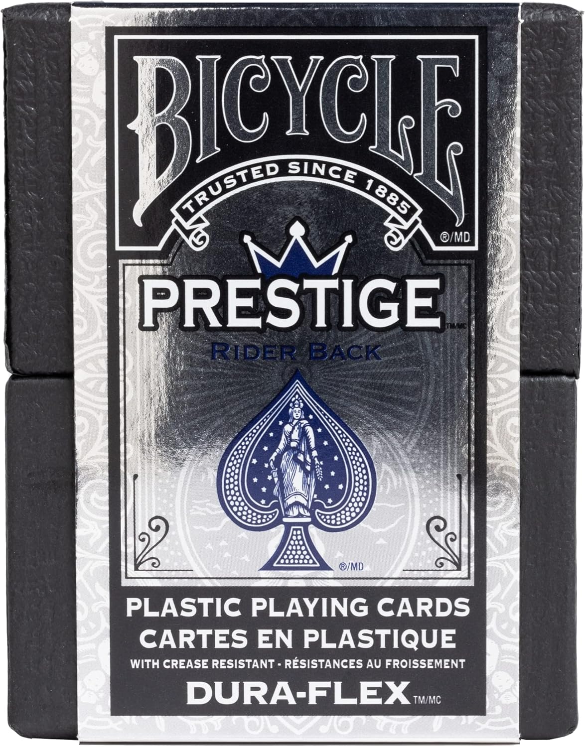 Bicycle Plastic Dura - Flex Prestige Playing Cards - Blue - GamesLand Canada