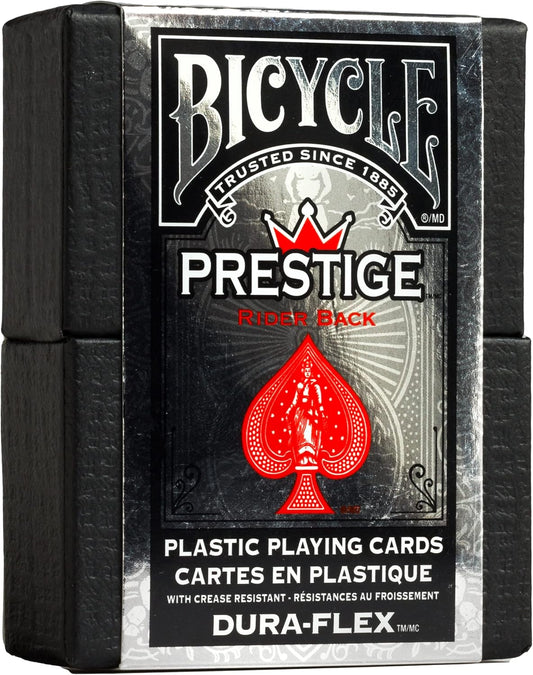 Bicycle Plastic Dura - Flex Prestige Playing Cards - Red - GamesLand Canada