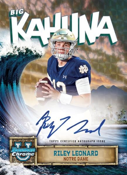 BOWMAN CHROME UNIVERSITY FOOTBALL 2024 HOBBY BOX - GamesLand Canada