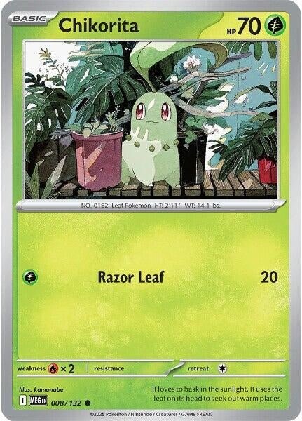 Chikorita (008/132) (MEG) - GamesLand Canada