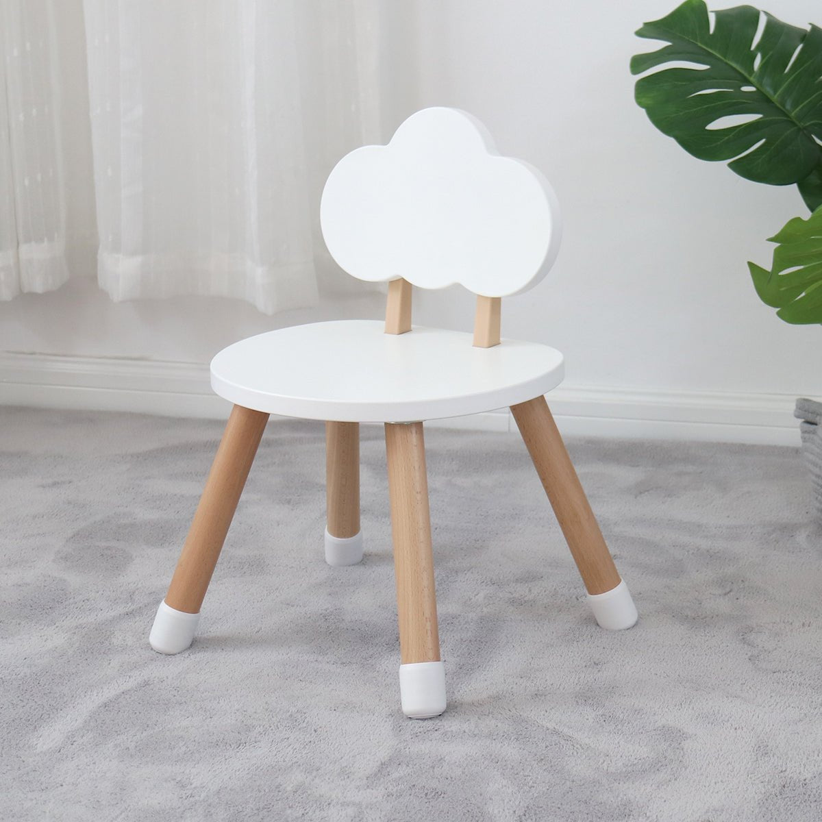 Cloud Table and Chair Set - White - GamesLand Canada