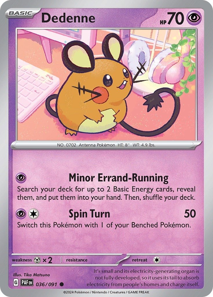 Dedenne (036/091) (SV: Paldean Fates) (PAF) - GamesLand Canada