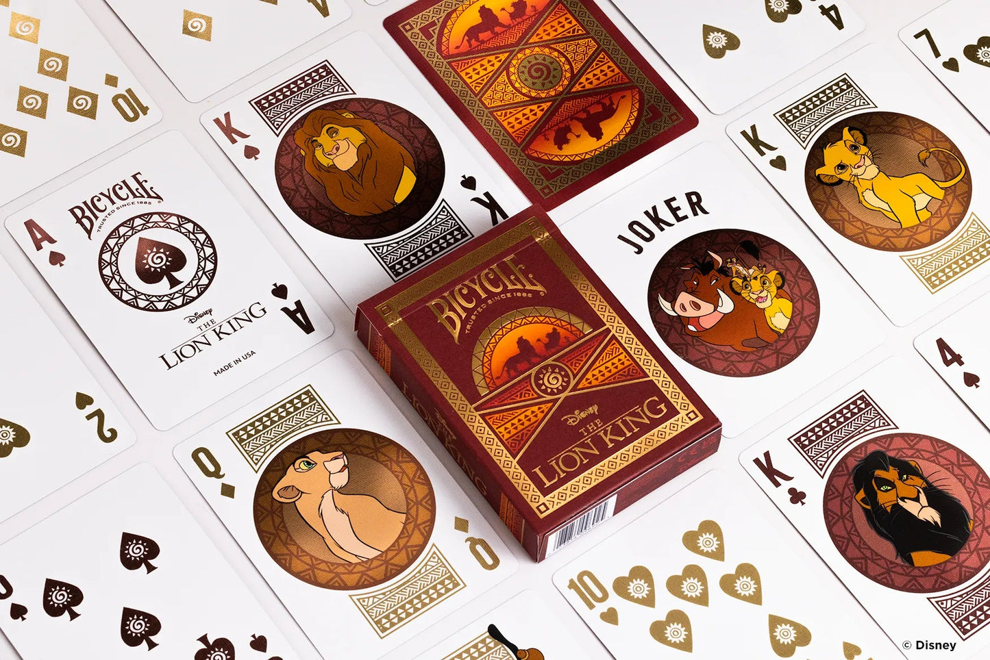 Disney Lion King Inspired Playing Cards by Bicycle - GamesLand Canada
