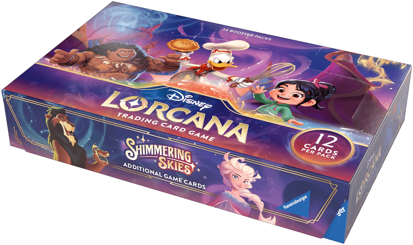 Disney Lorcana TCG: Shimmering Skies Booster Box - 24 Packs - GamesLand Canada