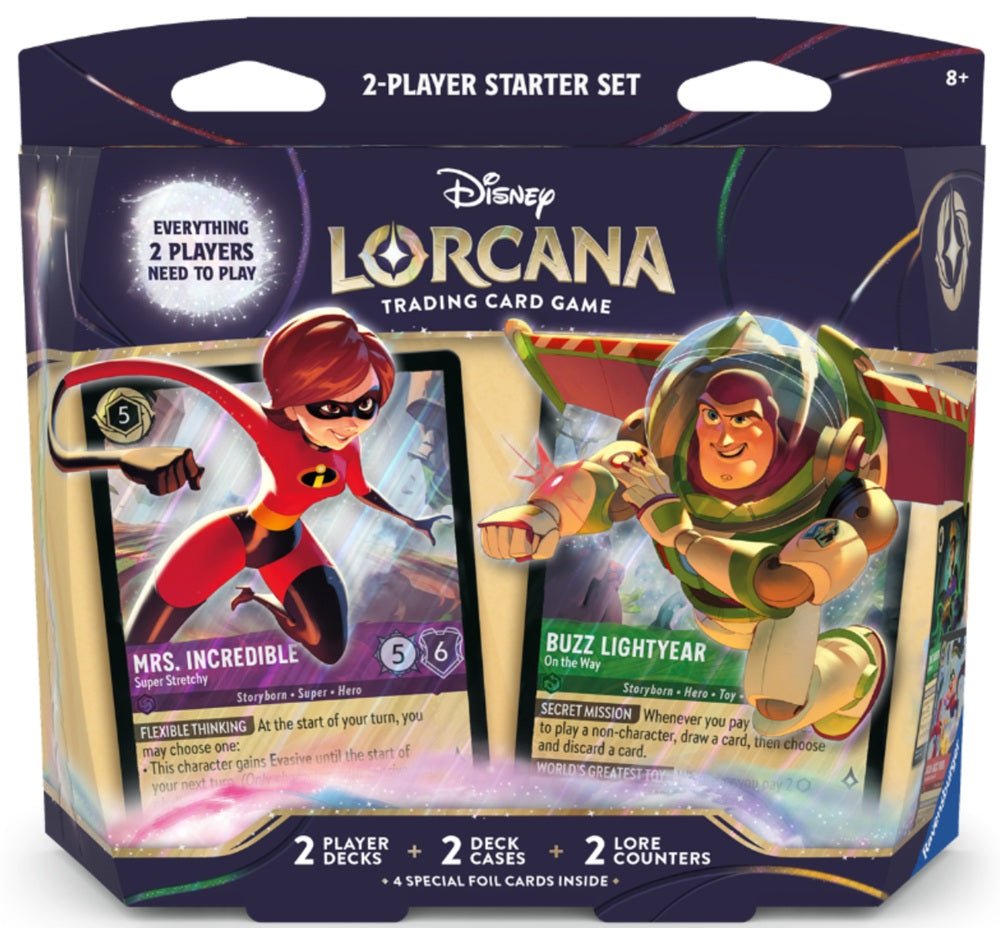 lorcana cards canada DISNEY TWO-PLAYER DECK (ELASTIGIRL/BUZZ LIGHTYEAR) – GamesLand Deck:Emerald & Ruby Game: Lorcana Is this the largest