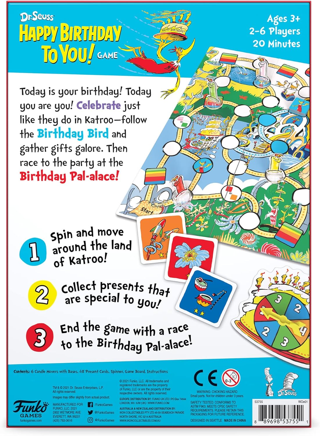 DR. SEUSS HAPPY BIRTHDAY TO YOU GAME - GamesLand Canada