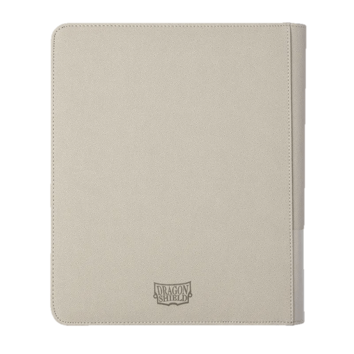 DRAGON SHIELD CARD CODEX ZIPSTER BINDER ASH WHITE - GamesLand Canada