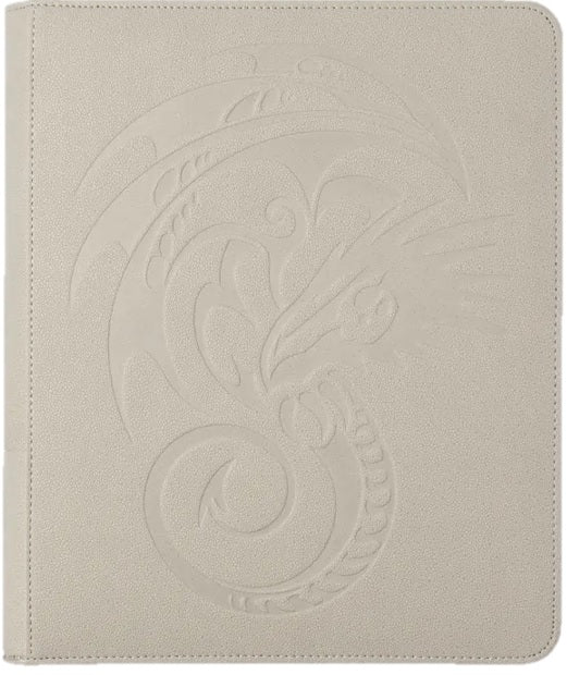 DRAGON SHIELD CARD CODEX ZIPSTER BINDER ASH WHITE - GamesLand Canada