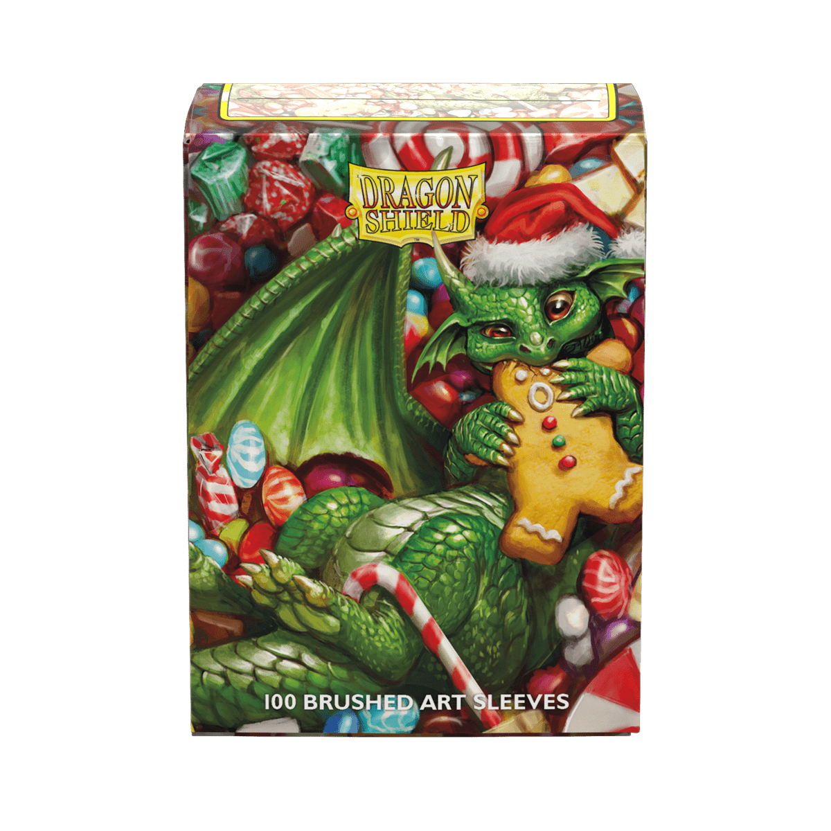 DRAGON SHIELD SLEEVES BRUSHED ART CHRISTMAS 100CT - GamesLand Canada