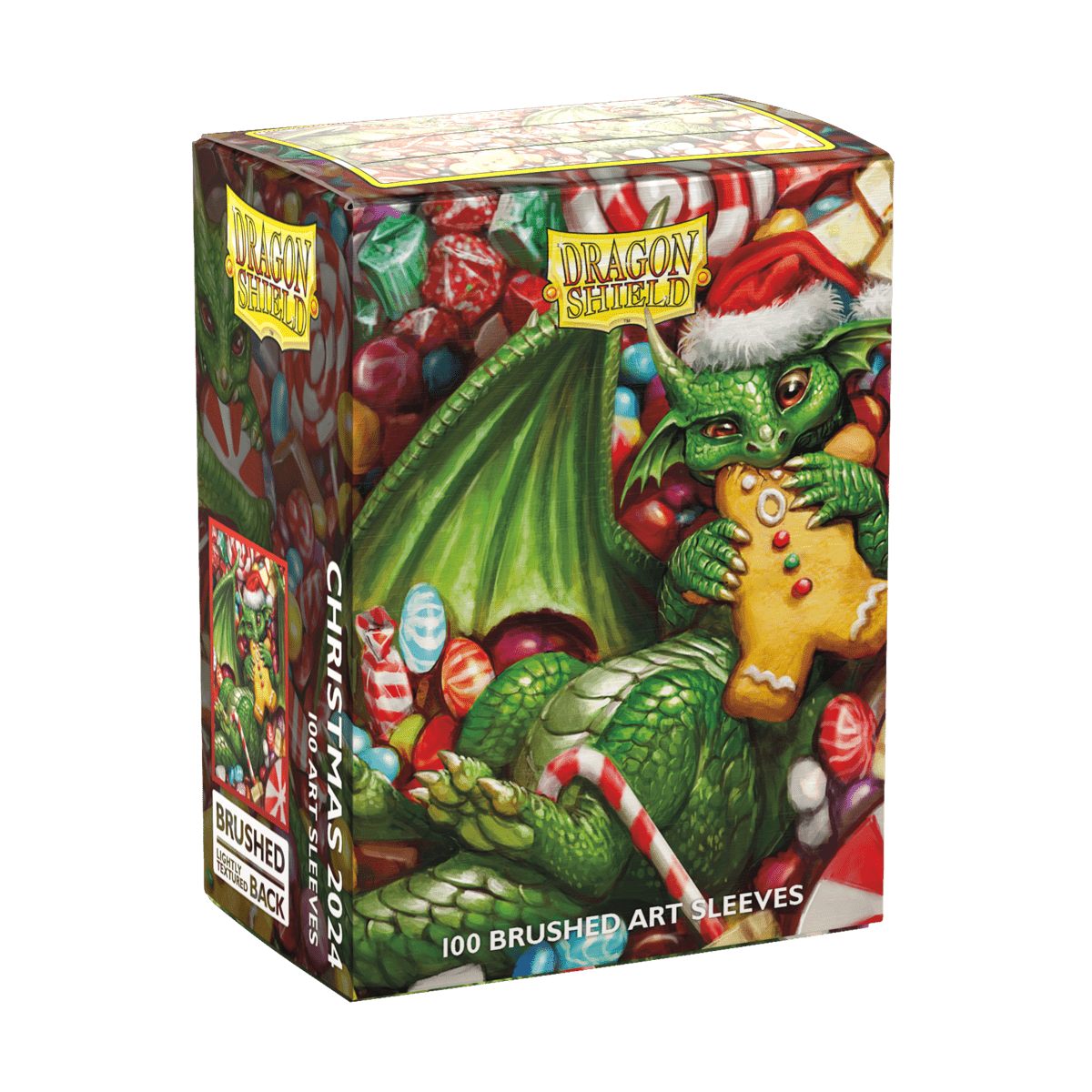 DRAGON SHIELD SLEEVES BRUSHED ART CHRISTMAS 100CT - GamesLand Canada