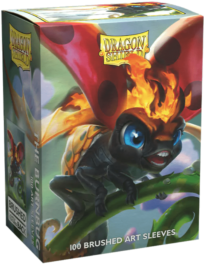 DRAGON SHIELD SLEEVES BRUSHED ART THE BURNBUG 100CT - GamesLand Canada