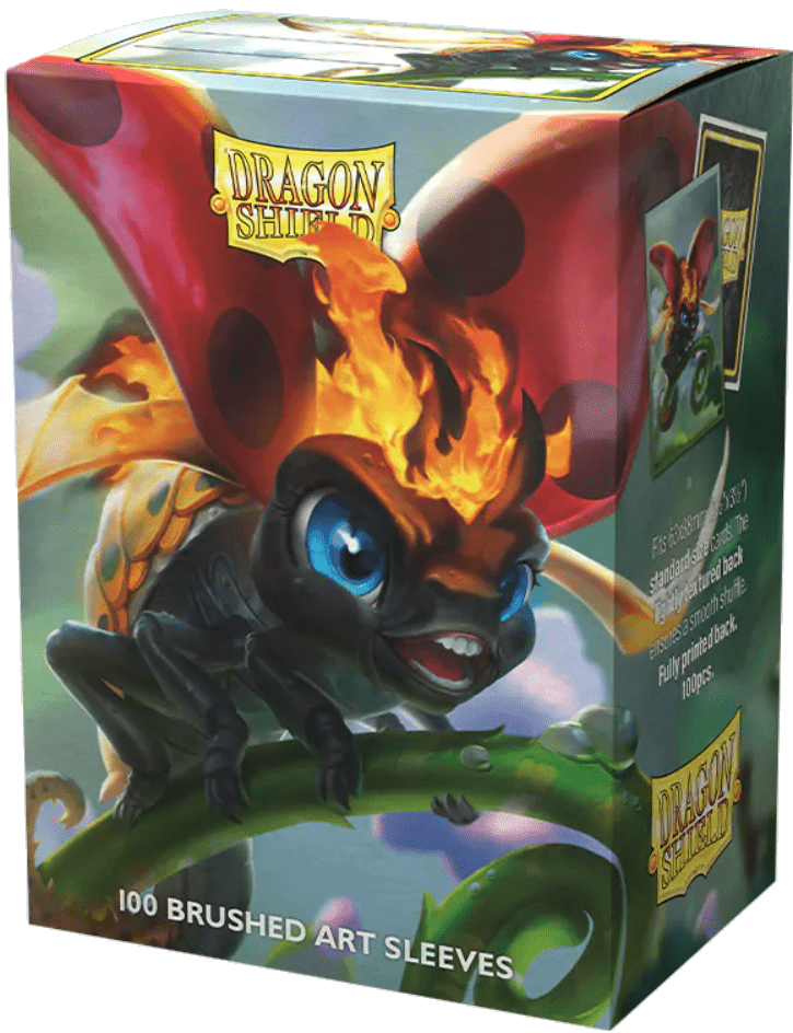 DRAGON SHIELD SLEEVES BRUSHED ART THE BURNBUG 100CT - GamesLand Canada