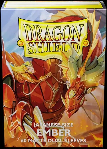 DRAGON SHIELD SLEEVES DUAL JAPANESE MATTE EMBER - GamesLand Canada