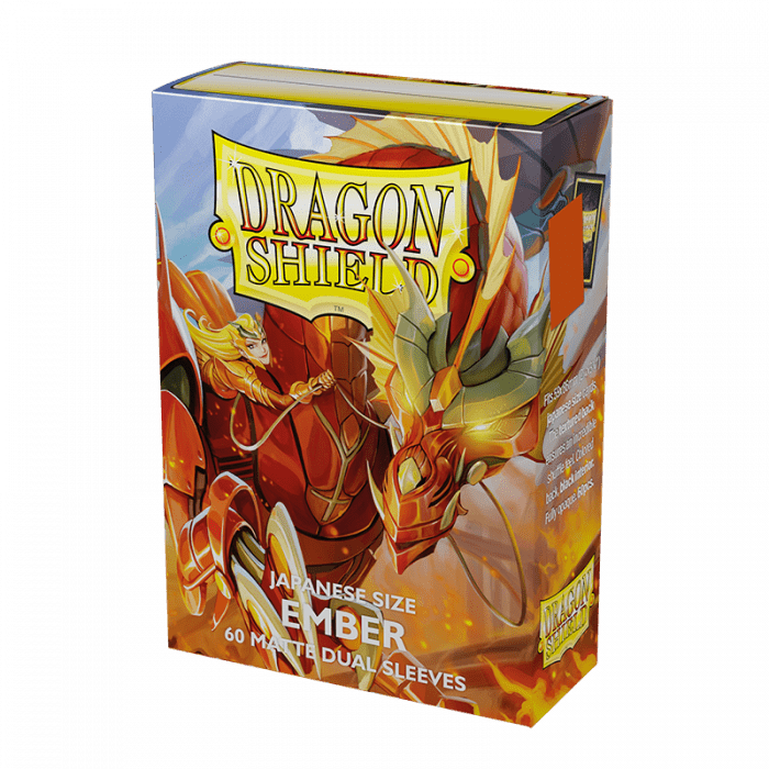 DRAGON SHIELD SLEEVES DUAL JAPANESE MATTE EMBER - GamesLand Canada