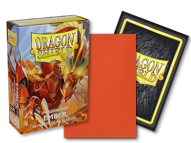 DRAGON SHIELD SLEEVES DUAL JAPANESE MATTE EMBER - GamesLand Canada