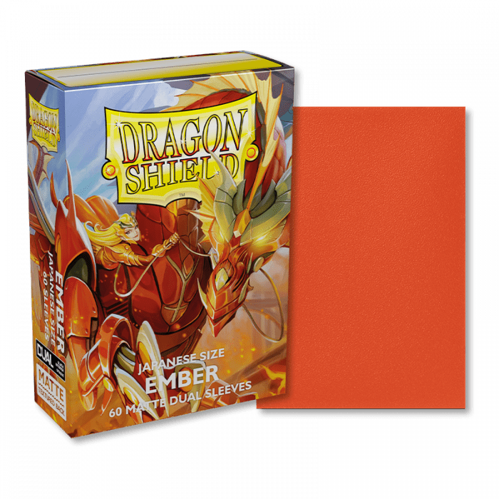 DRAGON SHIELD SLEEVES DUAL JAPANESE MATTE EMBER - GamesLand Canada