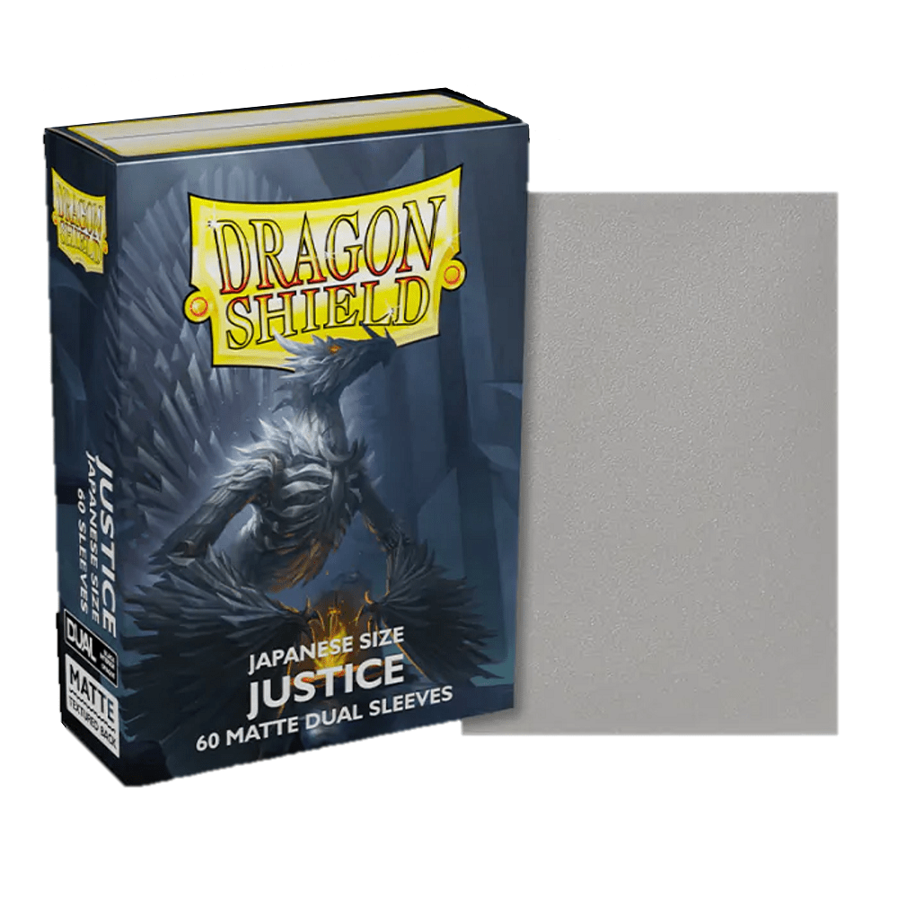 DRAGON SHIELD SLEEVES DUAL JAPANESE MATTE JUSTICE (60) - GamesLand Canada