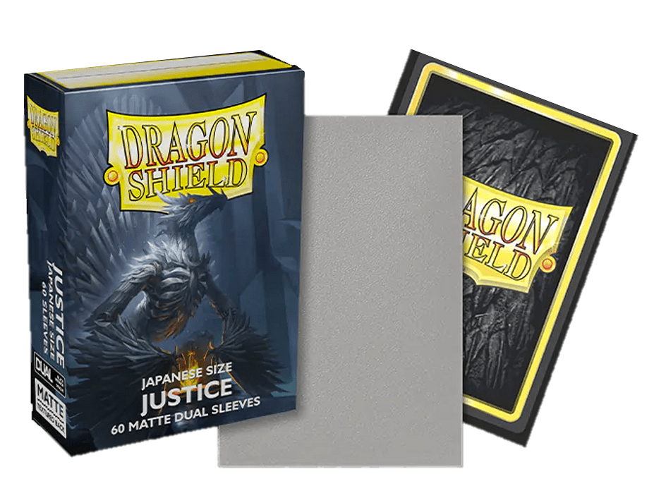 DRAGON SHIELD SLEEVES DUAL JAPANESE MATTE JUSTICE (60) - GamesLand Canada