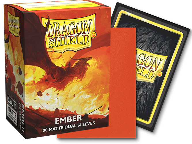 DRAGON SHIELD SLEEVES DUAL MATTE EMBER 100CT - GamesLand Canada