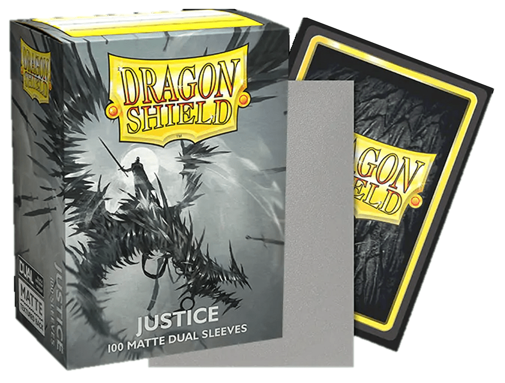 DRAGON SHIELD SLEEVES DUAL MATTE JUSTICE 100CT - GamesLand Canada