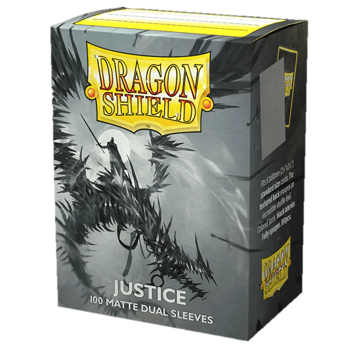 DRAGON SHIELD SLEEVES DUAL MATTE JUSTICE 100CT - GamesLand Canada