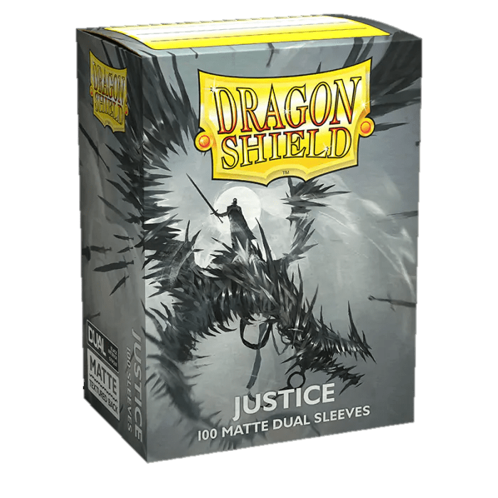 DRAGON SHIELD SLEEVES DUAL MATTE JUSTICE 100CT - GamesLand Canada