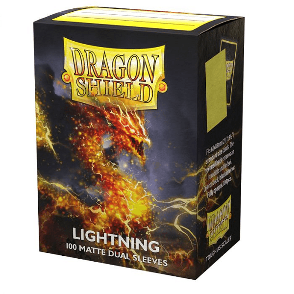 DRAGON SHIELD SLEEVES DUAL MATTE LIGHTNING 100CT - GamesLand Canada