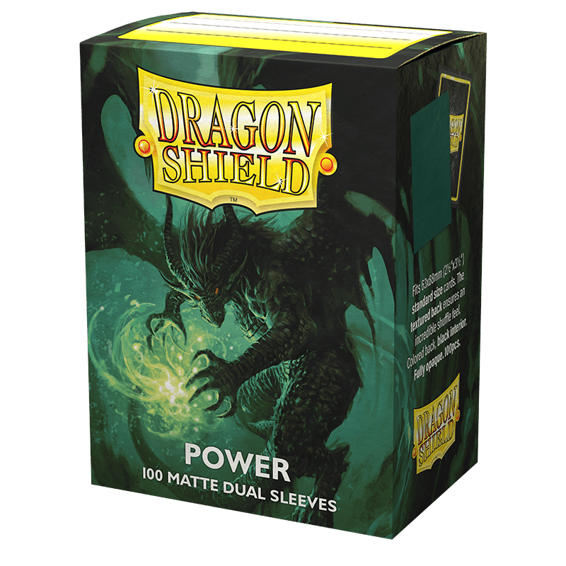 DRAGON SHIELD SLEEVES DUAL MATTE POWER 100CT - GamesLand Canada