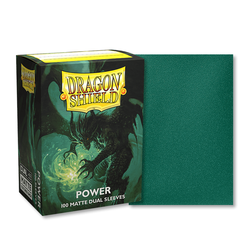 DRAGON SHIELD SLEEVES DUAL MATTE POWER 100CT - GamesLand Canada