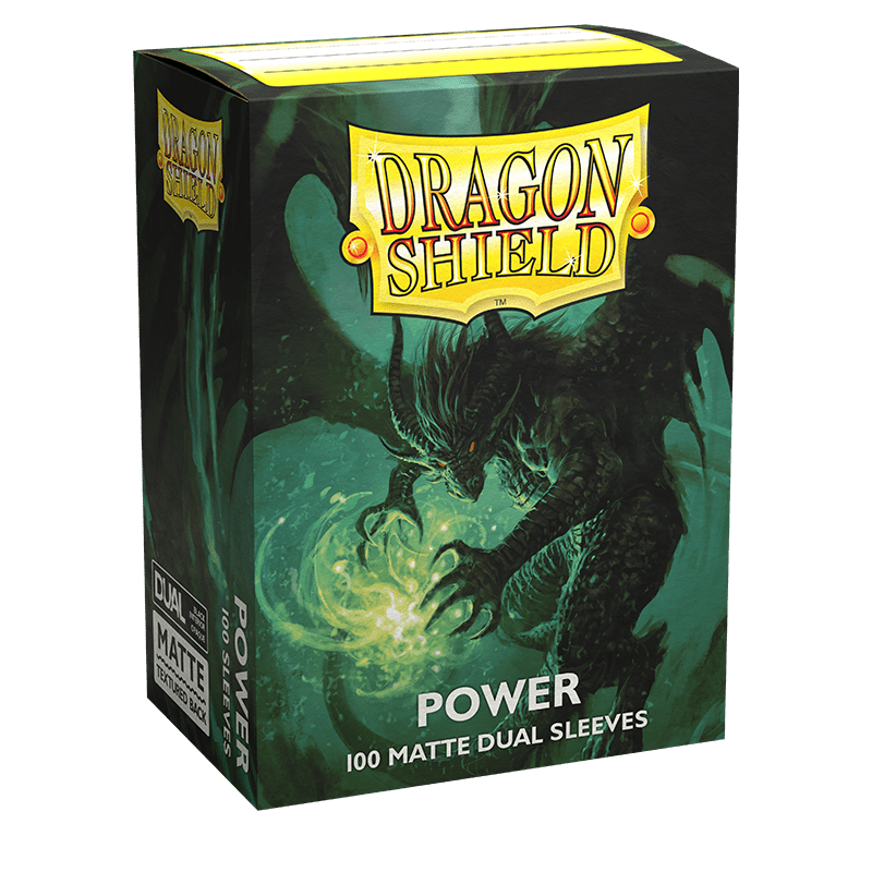 DRAGON SHIELD SLEEVES DUAL MATTE POWER 100CT - GamesLand Canada