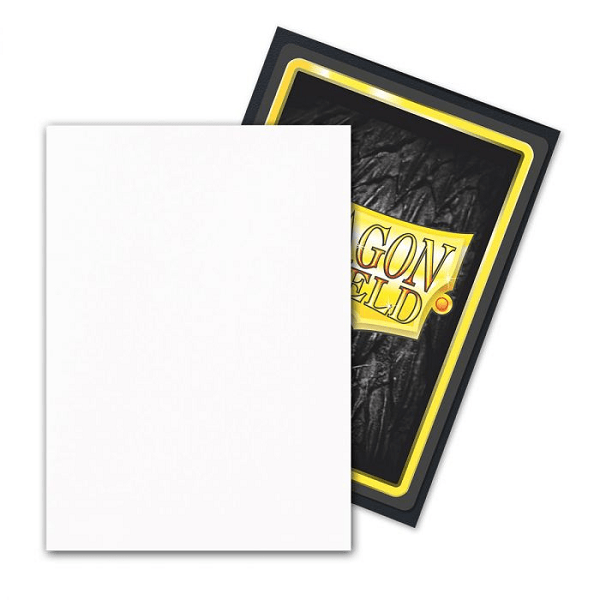 DRAGON SHIELD SLEEVES DUAL MATTE SNOW 100CT - GamesLand Canada