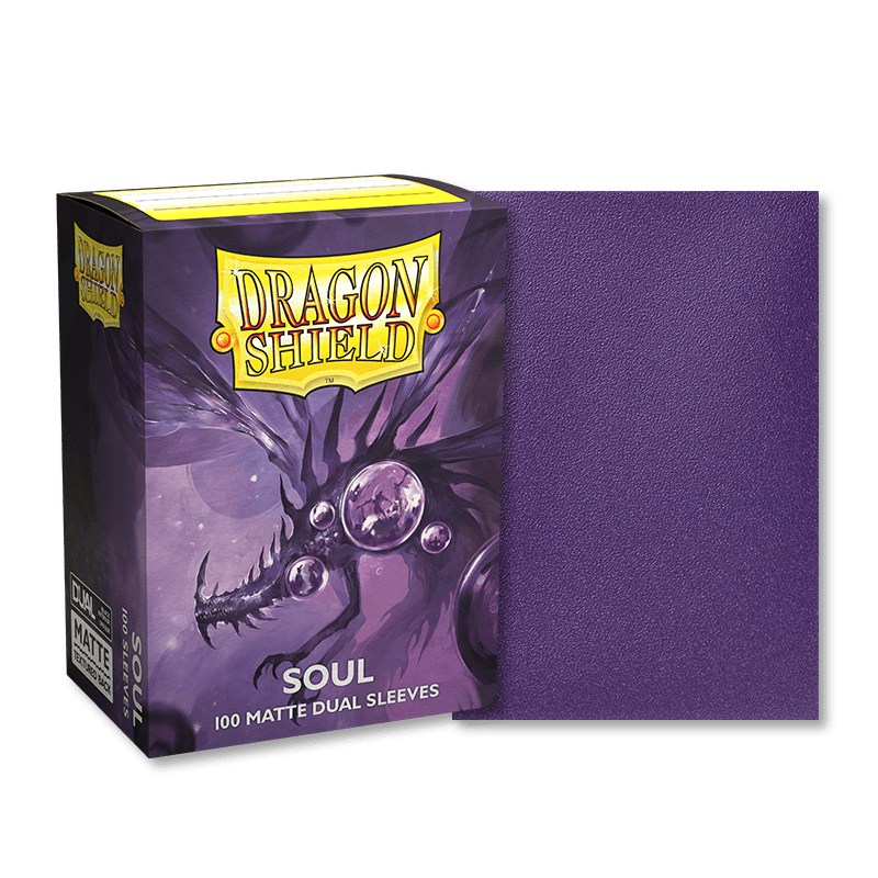 DRAGON SHIELD SLEEVES DUAL MATTE SOUL 100CT - GamesLand Canada