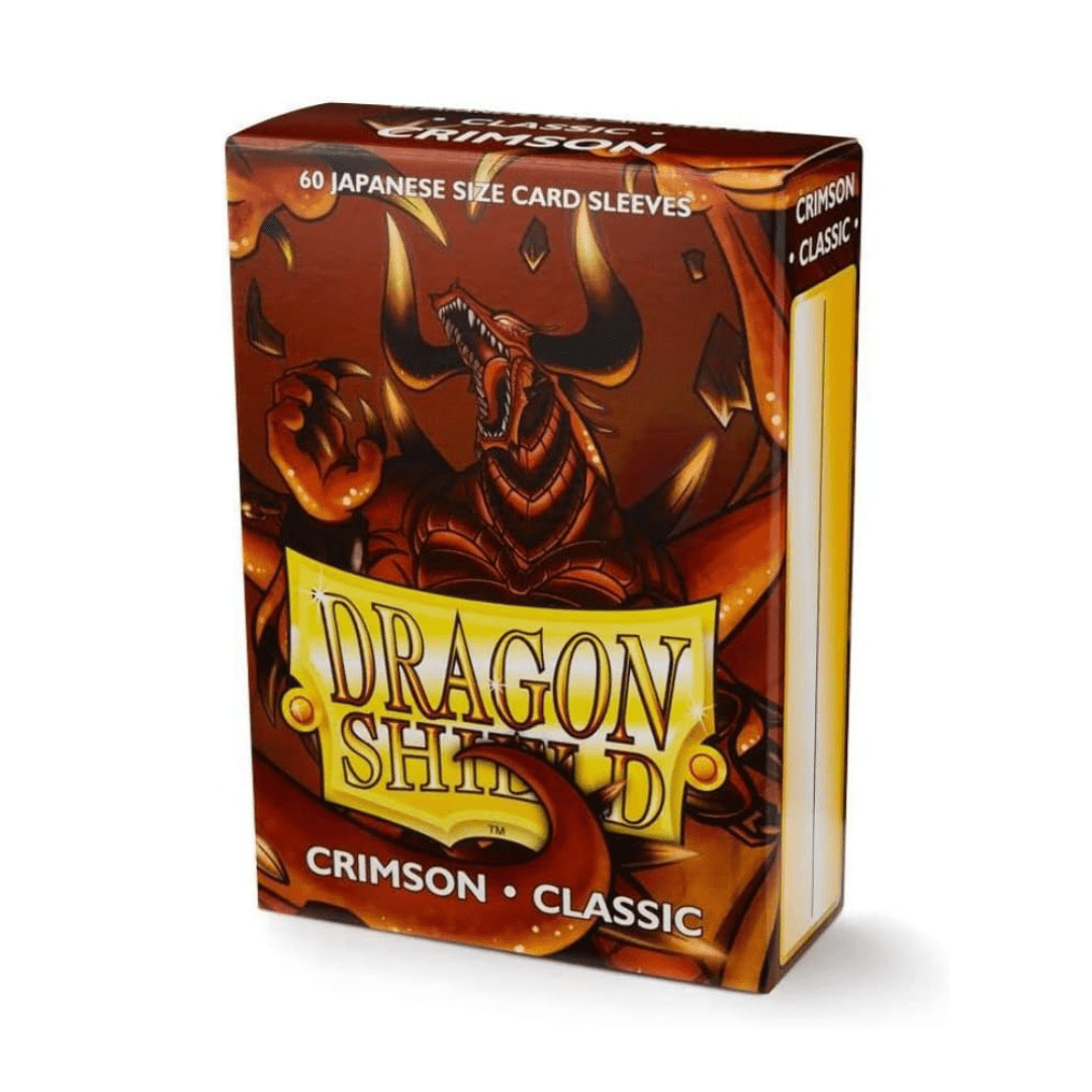 DRAGON SHIELD SLEEVES JAPANESE CRIMSON 60CT - GamesLand Canada
