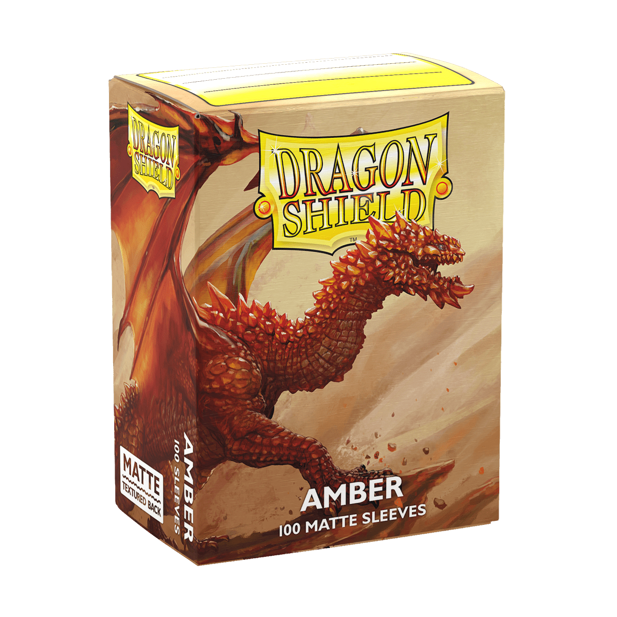 DRAGON SHIELD SLEEVES MATTE AMBER 100CT - GamesLand Canada