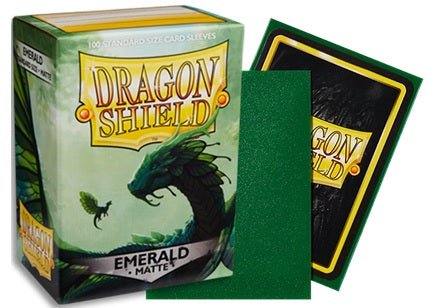 DRAGON SHIELD SLEEVES MATTE EMERALD 100CT - GamesLand Canada