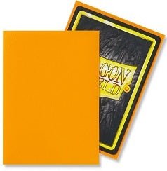 DRAGON SHIELD SLEEVES MATTE ORANGE 100CT - GamesLand Canada