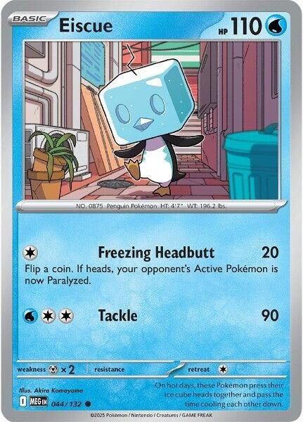Eiscue (044/132) (ME01: Mega Evolution) (MEG) - GamesLand Canada