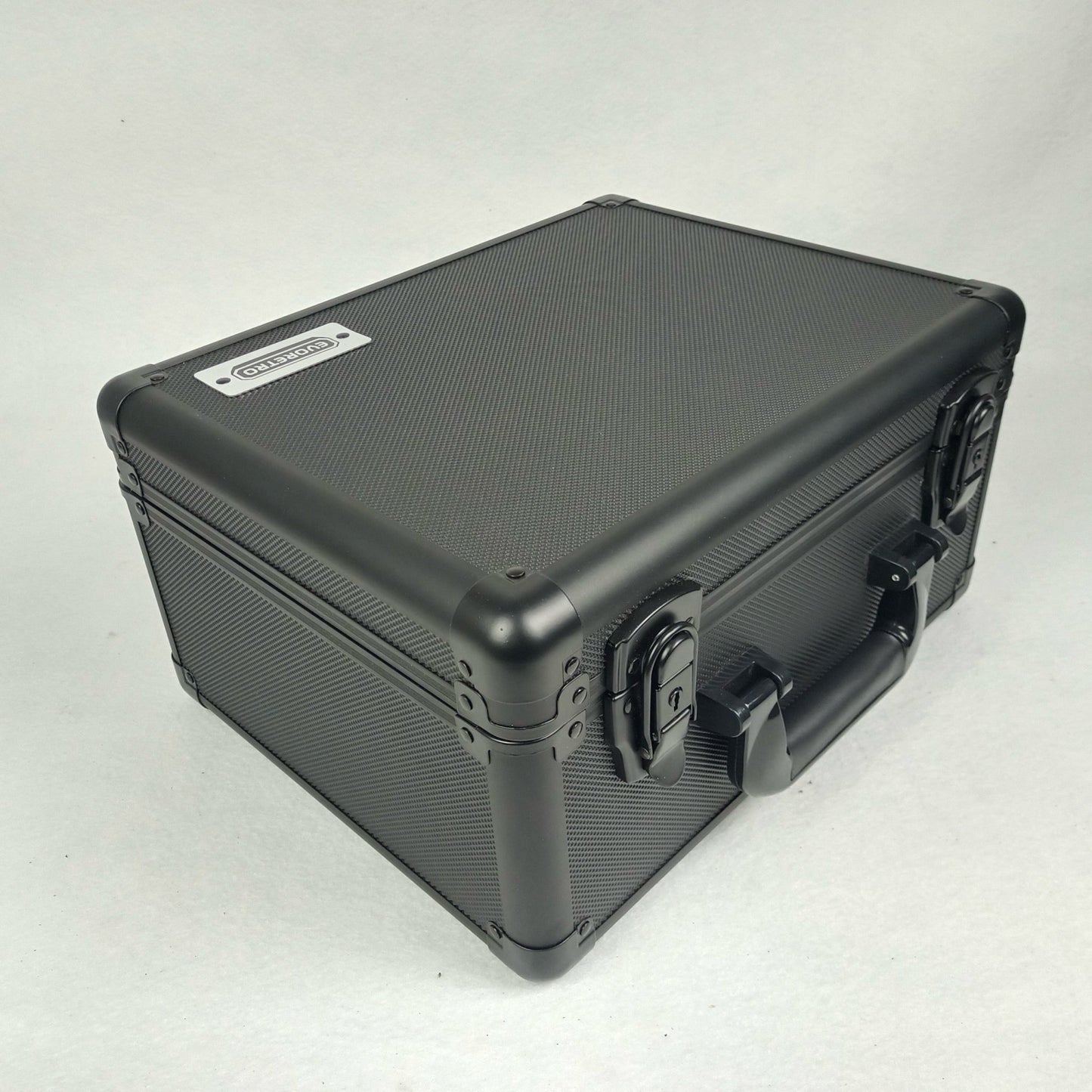 EVORETRO GRADED CARD STORAGE BOX HEAVY DUTY 3 ROWS BLACK ALUMINUM - GamesLand Canada