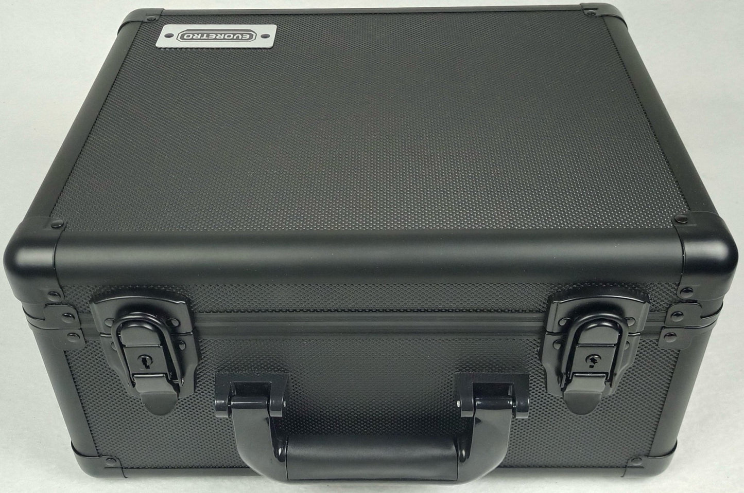EVORETRO GRADED CARD STORAGE BOX HEAVY DUTY 3 ROWS BLACK ALUMINUM - GamesLand Canada