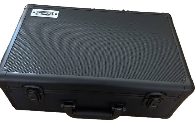 EVORETRO GRADED CARD STORAGE BOX HEAVY DUTY 4 ROWS BLACK ALUMIN - GamesLand Canada