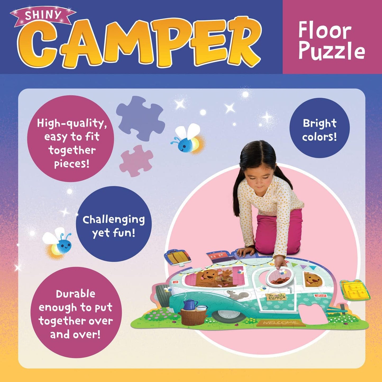 FLOOR PUZZLE CAMPER - GamesLand Canada