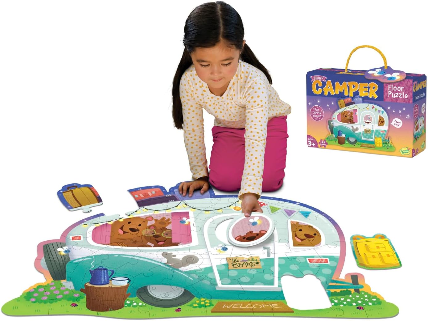 FLOOR PUZZLE CAMPER - GamesLand Canada